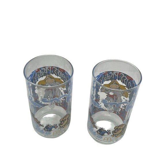 Vintage McDonald's The Great Muppet Caper 2 Glasses Muppets Miss Piggy 1981 - Picture 6 of 16